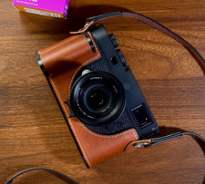 Genuine Real Leather Camera